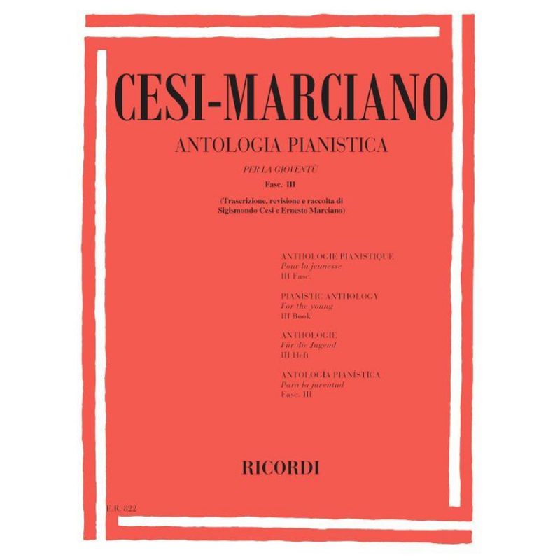 Cesi Marcino – Antologia Pianistica – Fasc. III