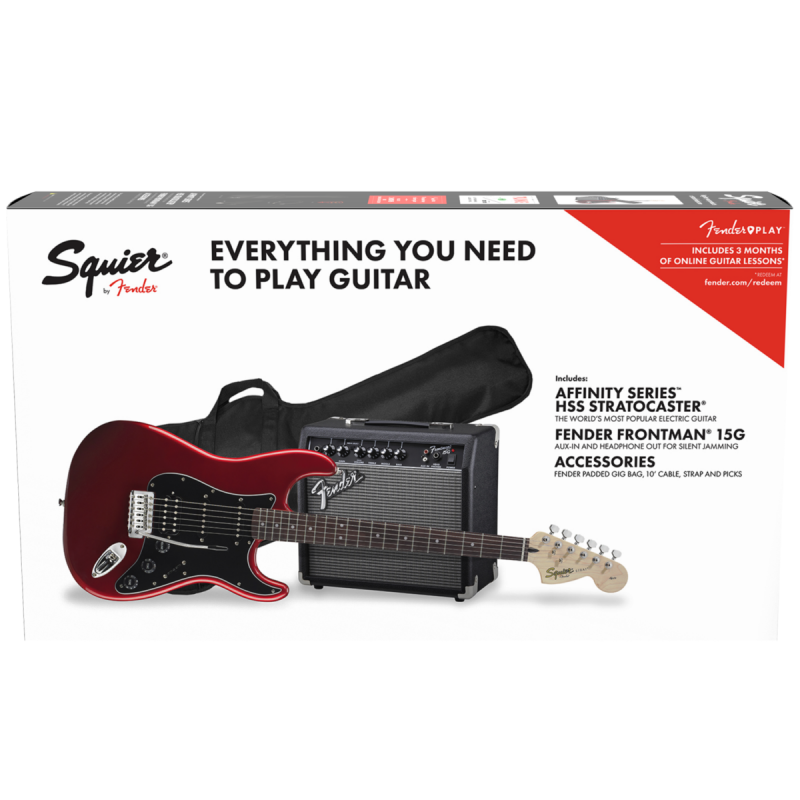 FENDER Squier Affinity Stratocaster HSS Pack 15G CAR