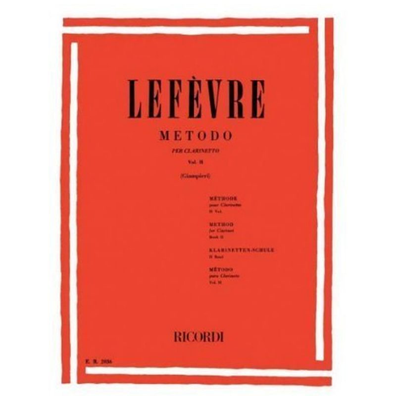 Lefevre Metodo Clarinetto Vol.II