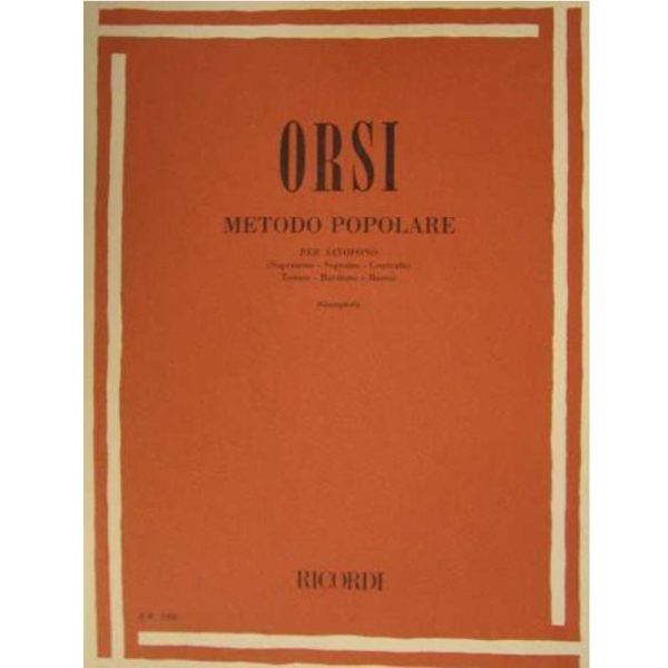 Orsi Metodo Pop Sax