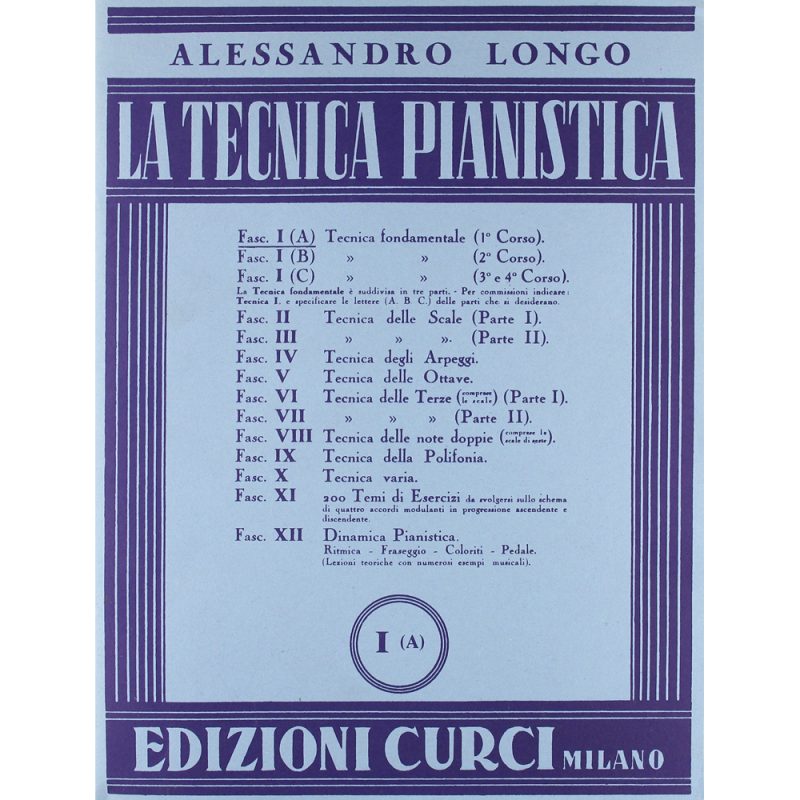 Longo – Tecnica Pianistica Vol.IA