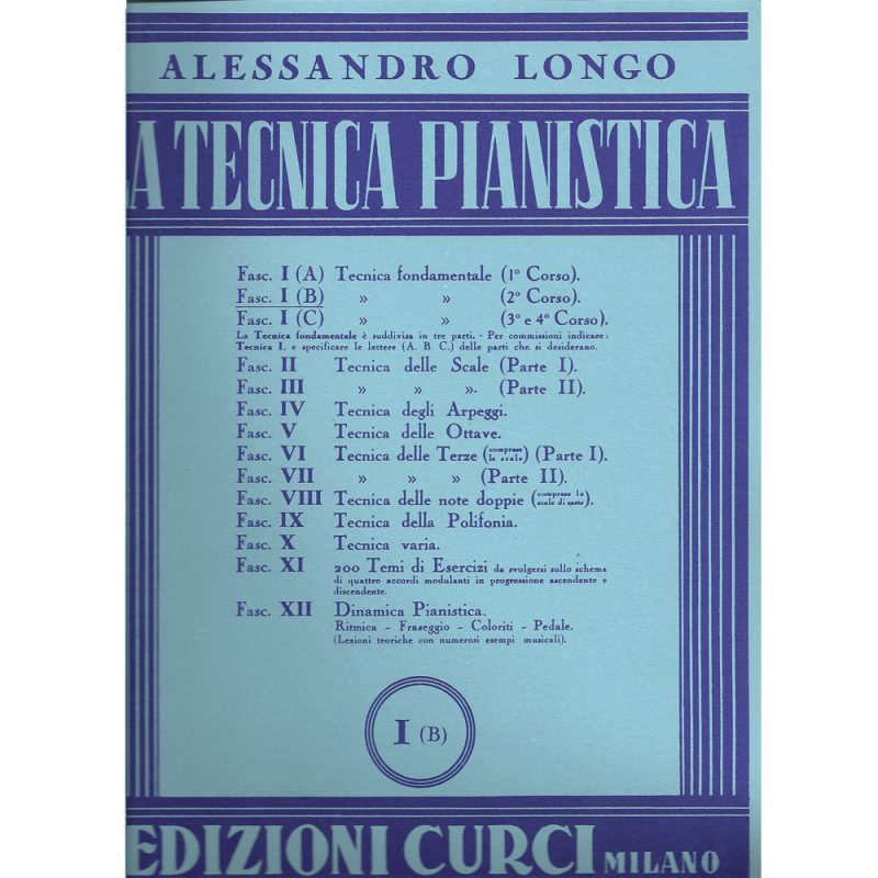 Longo – Tecnica Pianistica Vol.IB