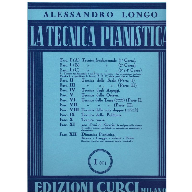 Longo – Tecnica Pianistica Vol.IC