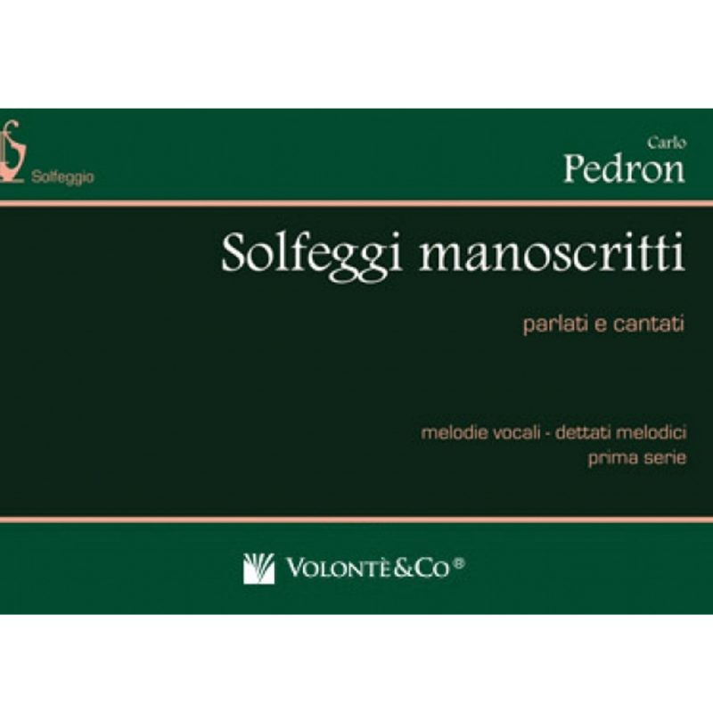 Pedron – Solfeggi manoscritti prima serie