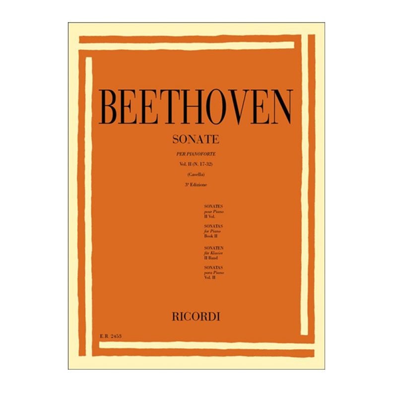 BEETHOVEN – 32 SONATE PER PIANOFORTE VOL II (N 17-32)