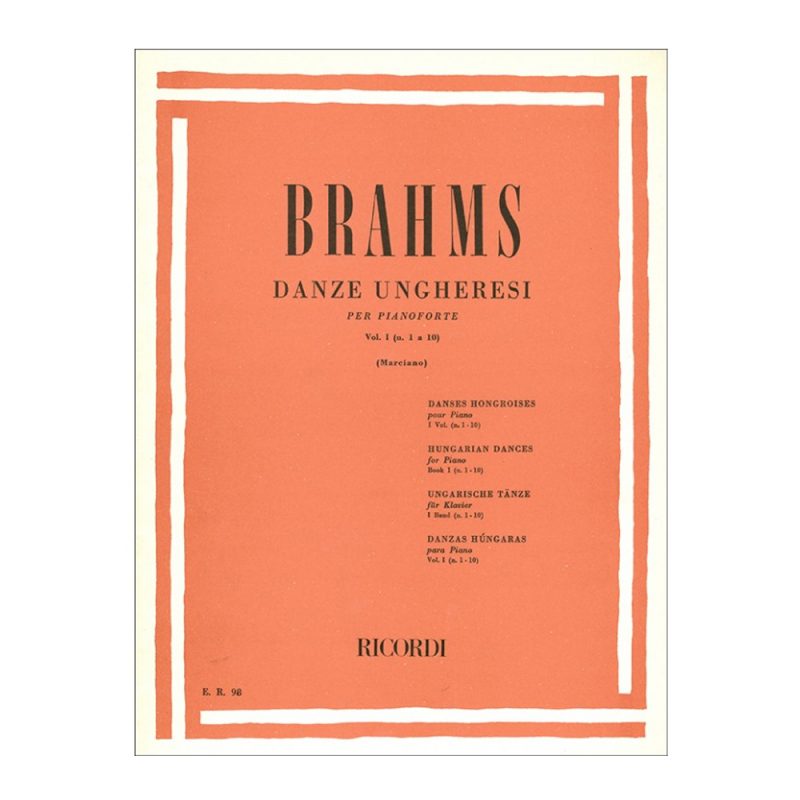 BRAHMS – DANZE UNGHERESI VOL 1 ( n° 1-10)