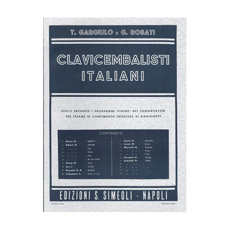 CLAVICEMBALISTI ITALIANI