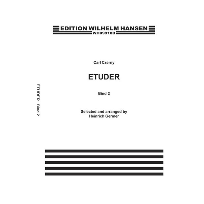 CZERNY – ETUDER BIND 2 SELECTED AND AND ARRANGED BY HEINRICH GERMER